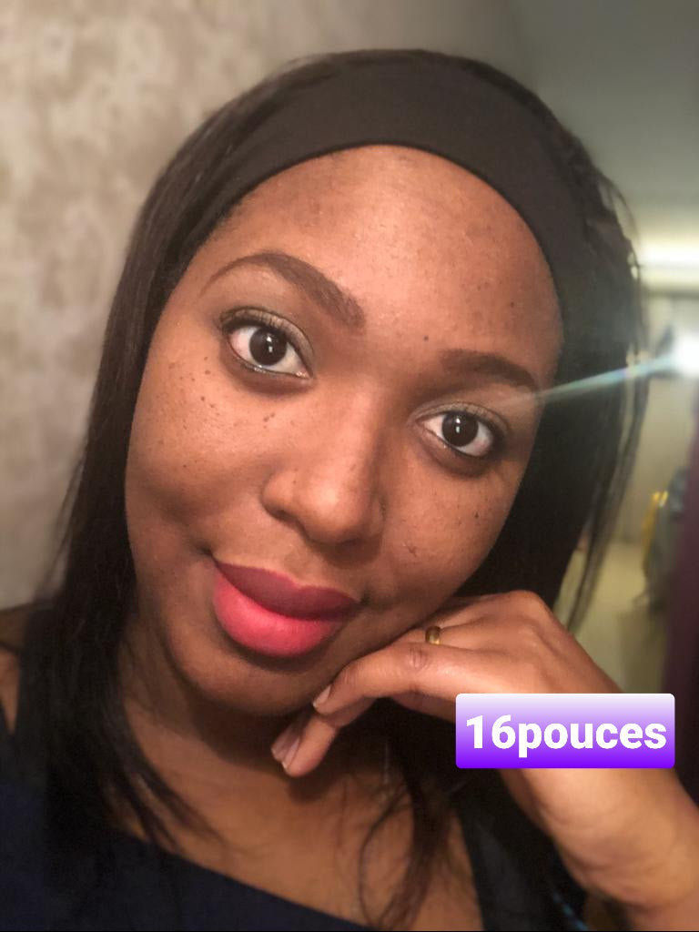 Perruque à bandeau 16pouces