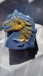 Savon tête de licorne a la myrtille