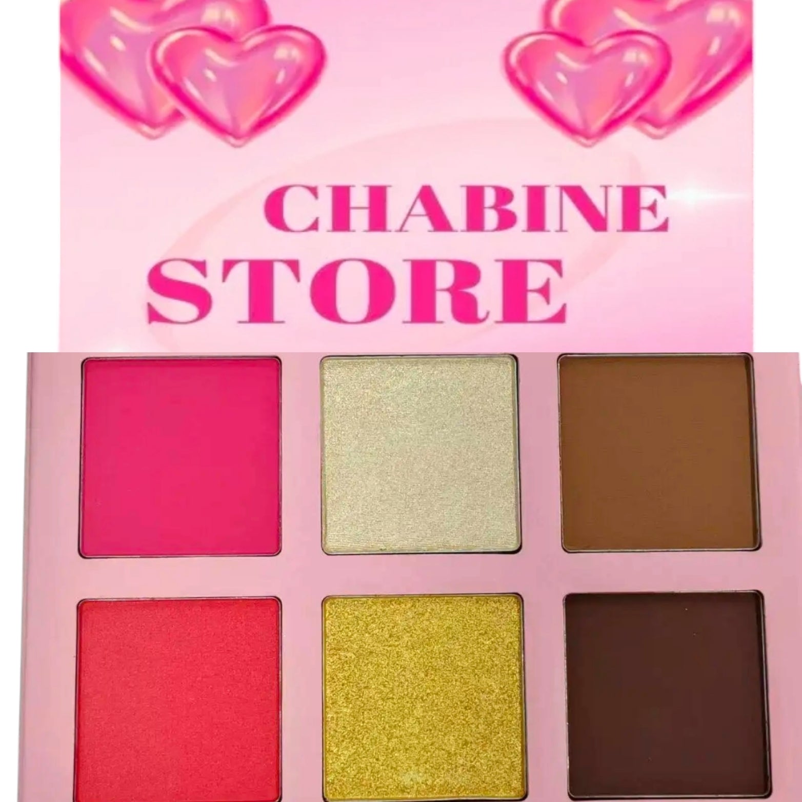 Palettes de blush et highlighter et contour