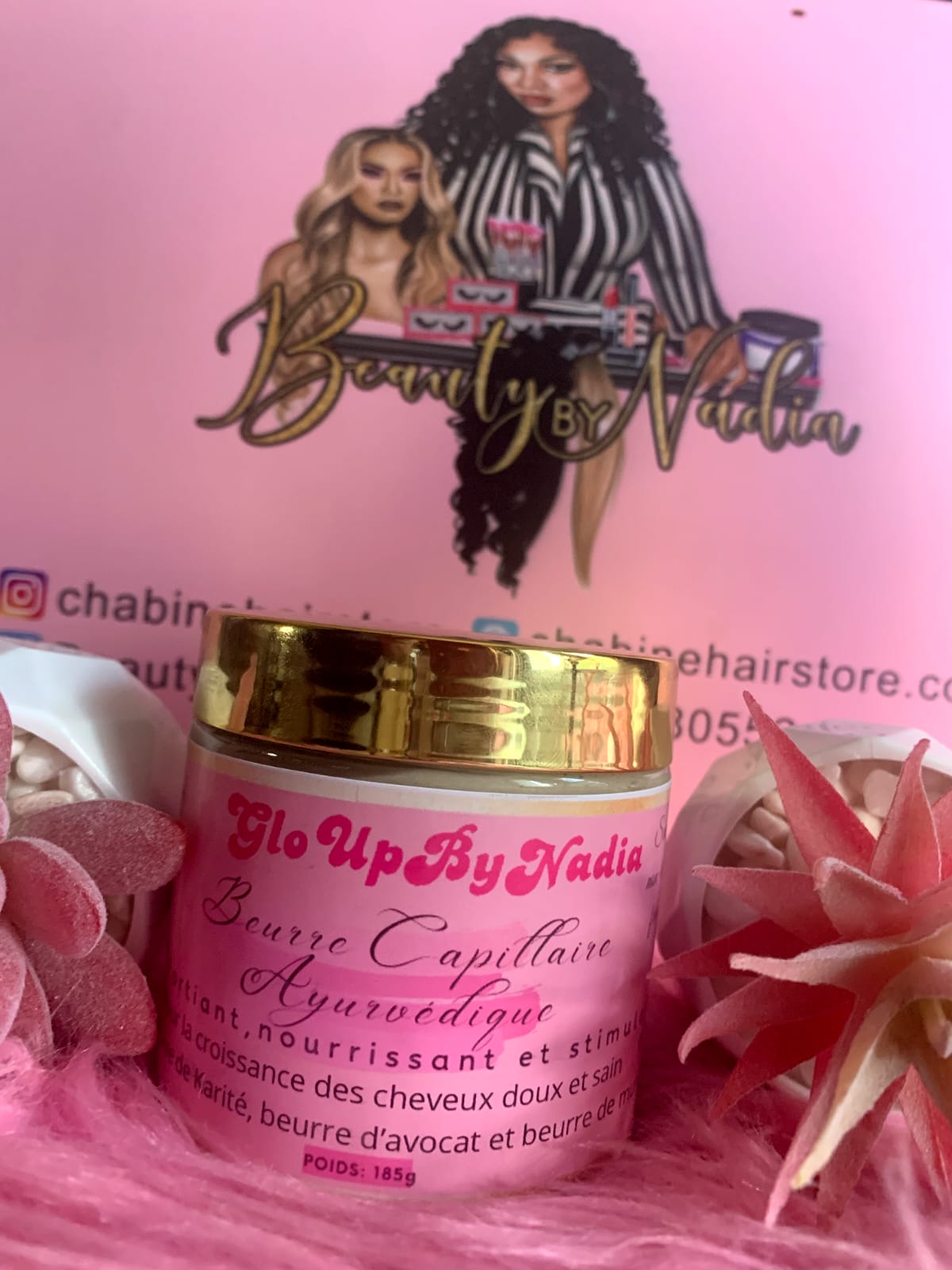 Beurre capillaire pour la pousse des cheveux