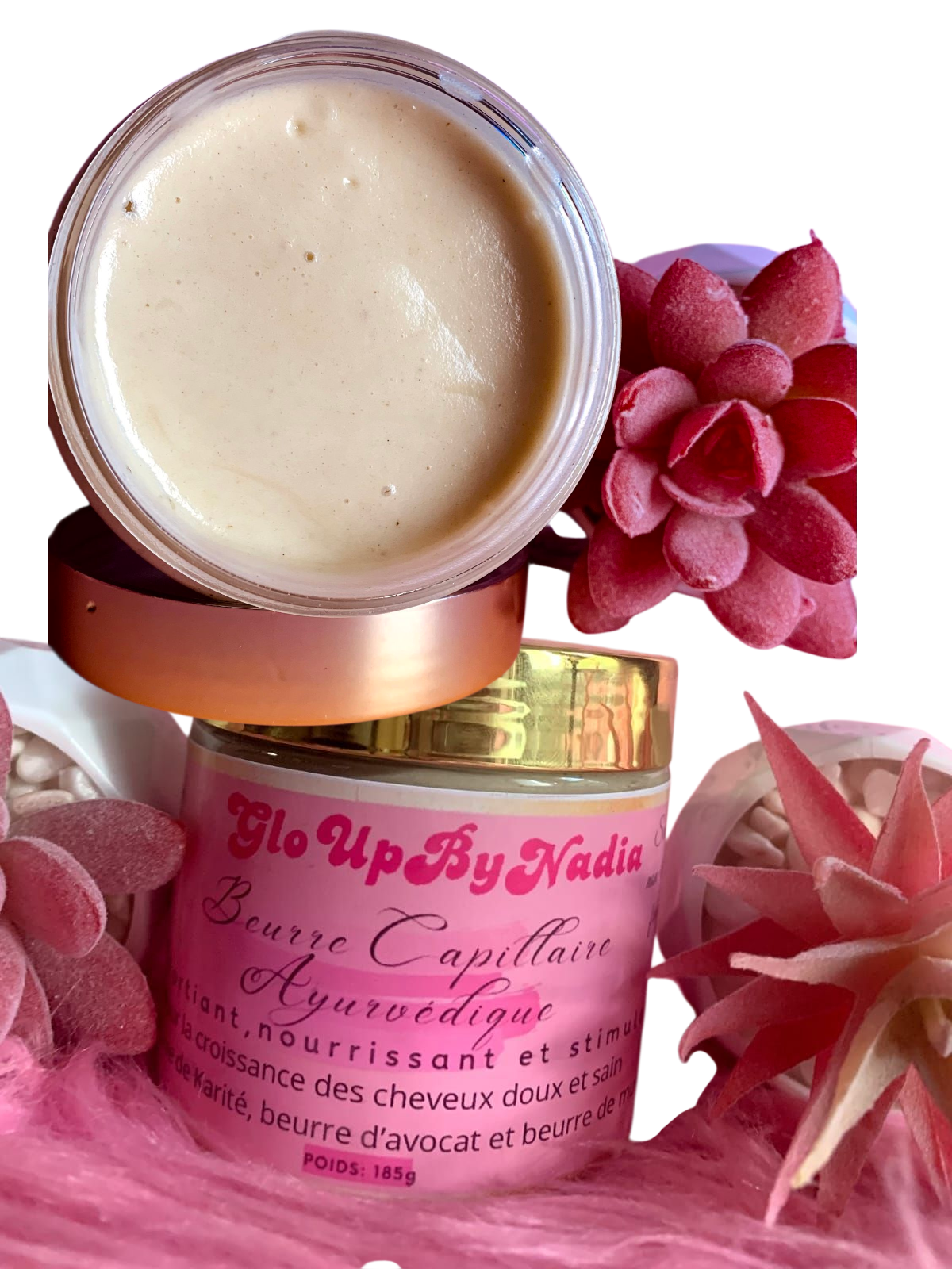 Beurre capillaire pour la pousse des cheveux