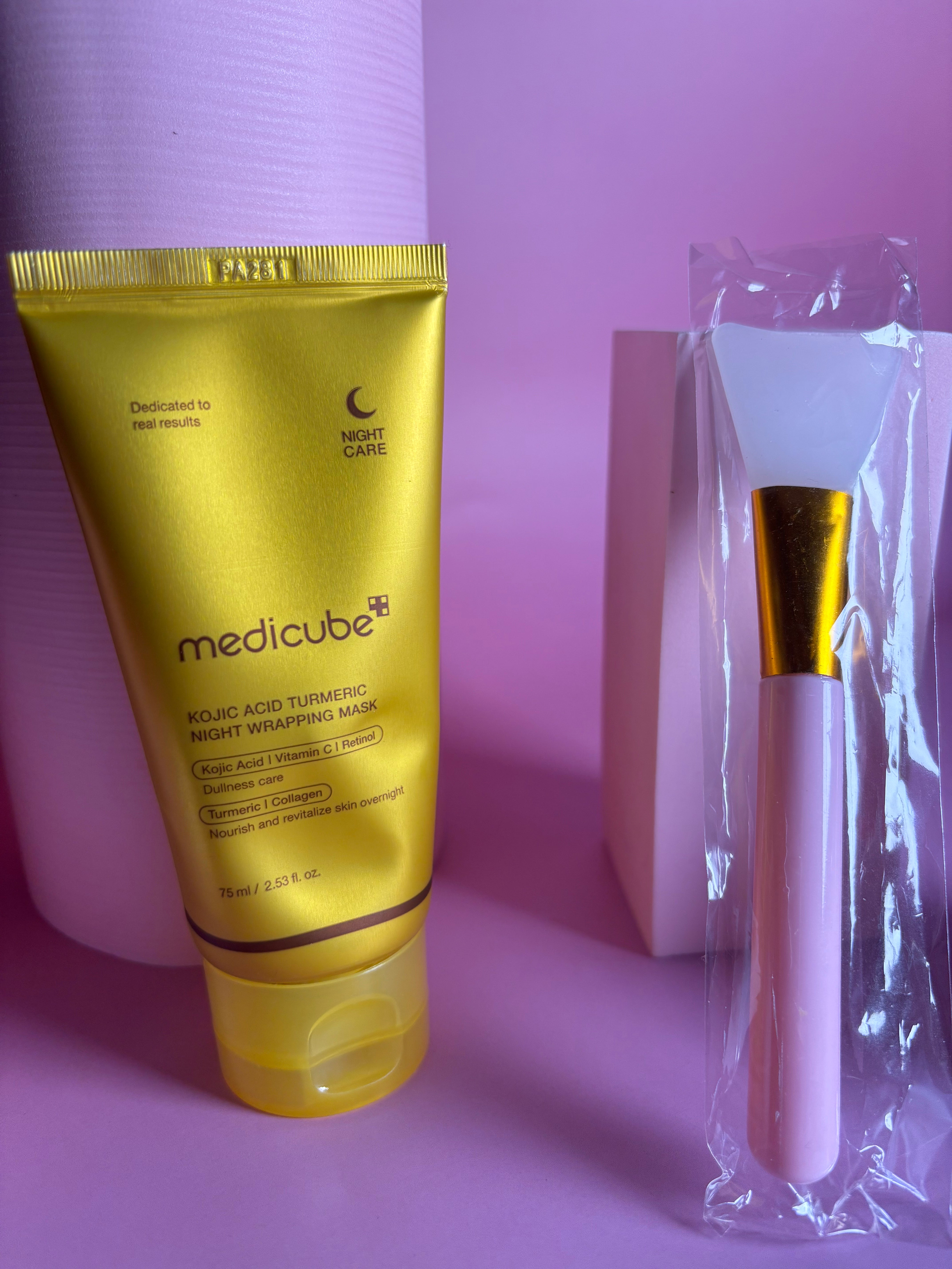 Masque de nuit de Medicube au curcuma et kojic