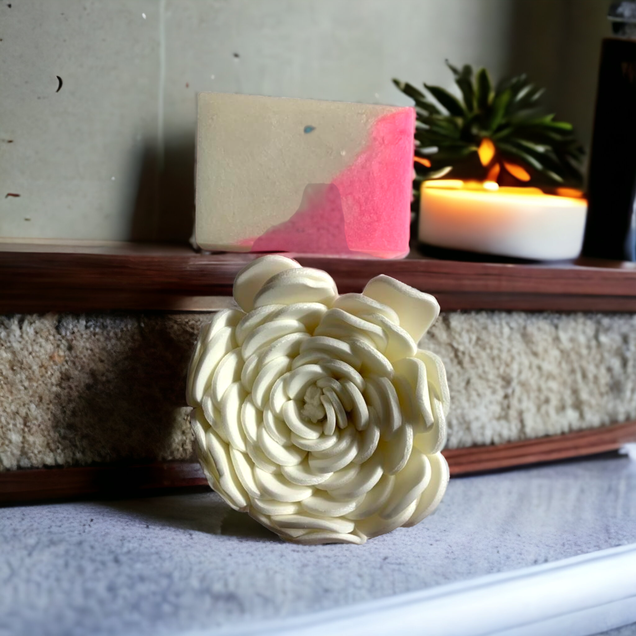 Savon hydratant visage et corps fraise 🍓 et vanille