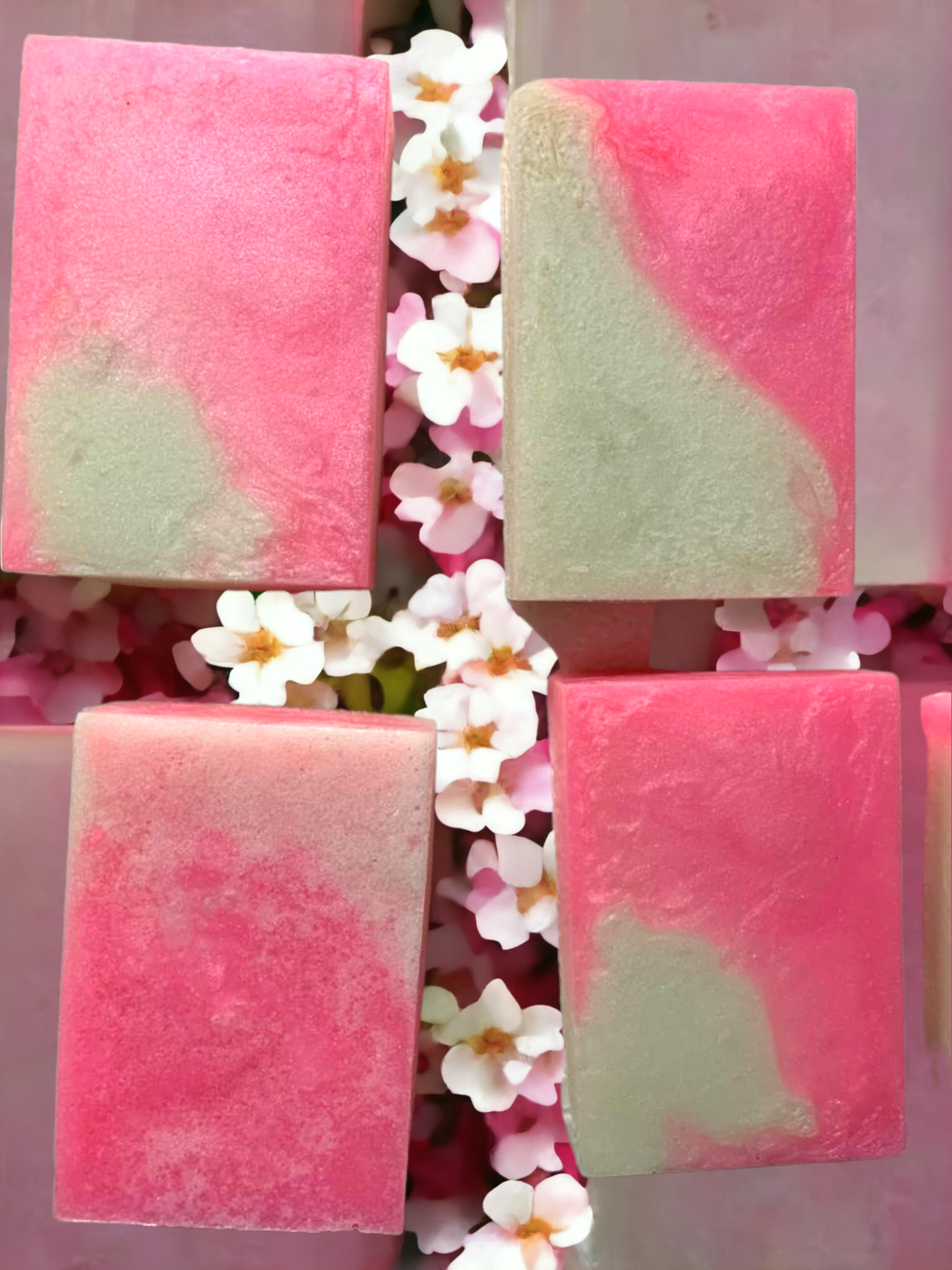 Savon hydratant visage et corps fraise 🍓 et vanille