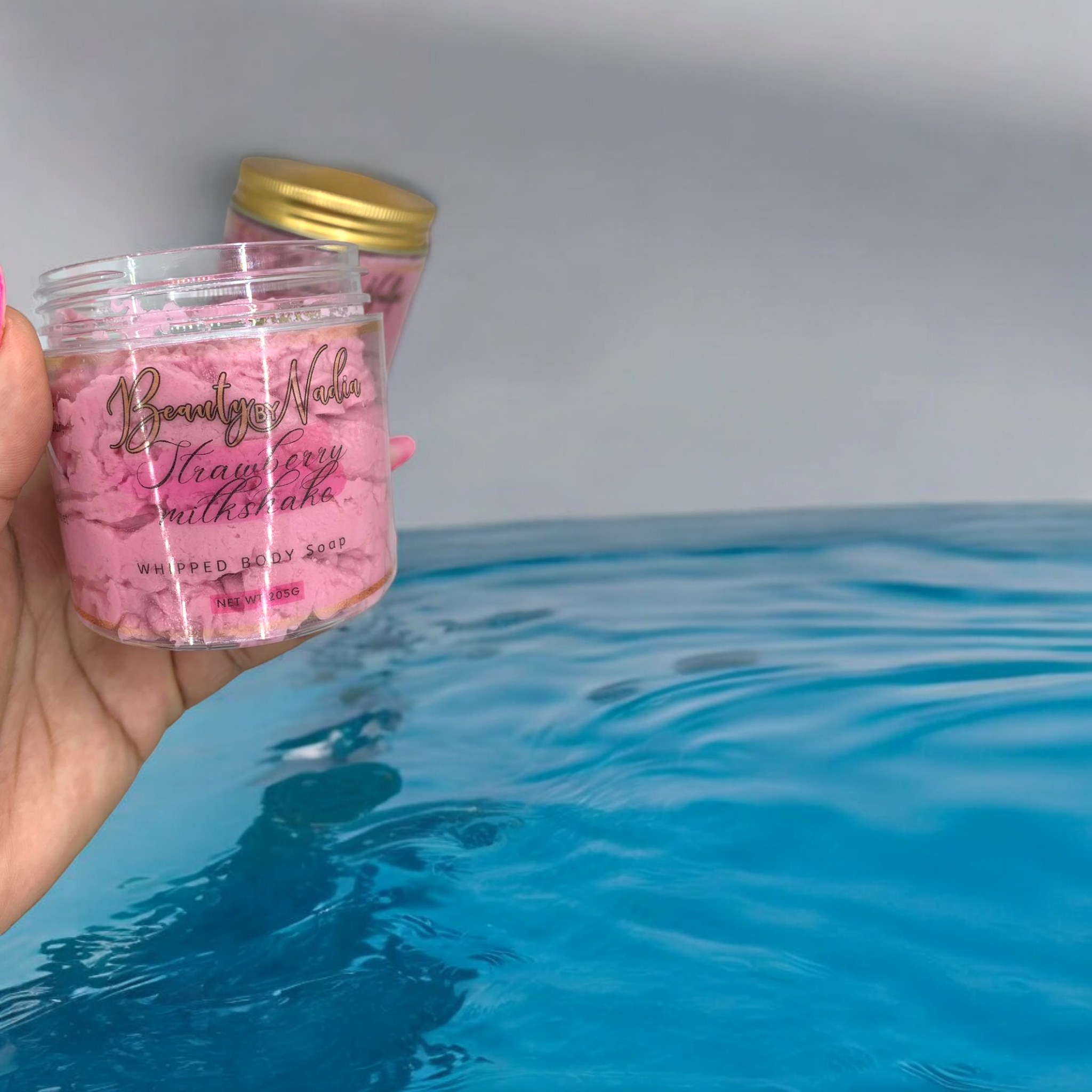 Savon de douche fouetté