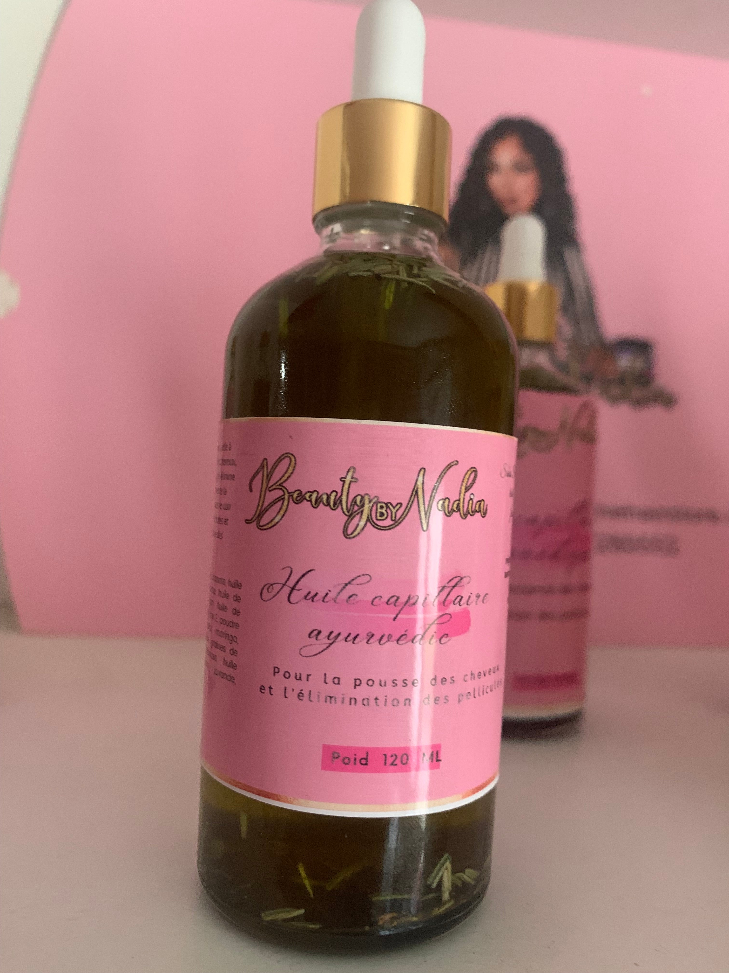 Huile capillaire ayurvedique pousse 🌱 des cheveux