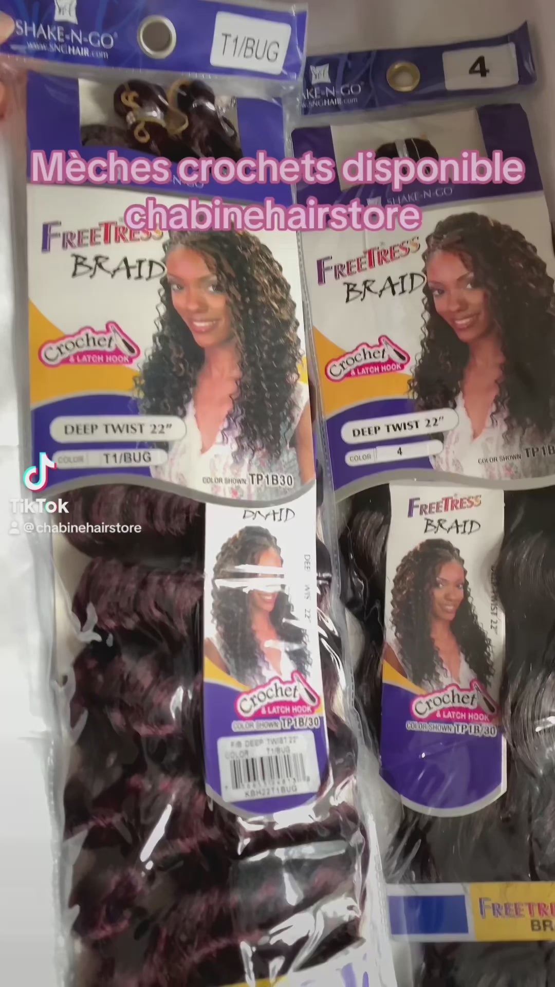 Charger la vidéo : Freetress braids, crochet