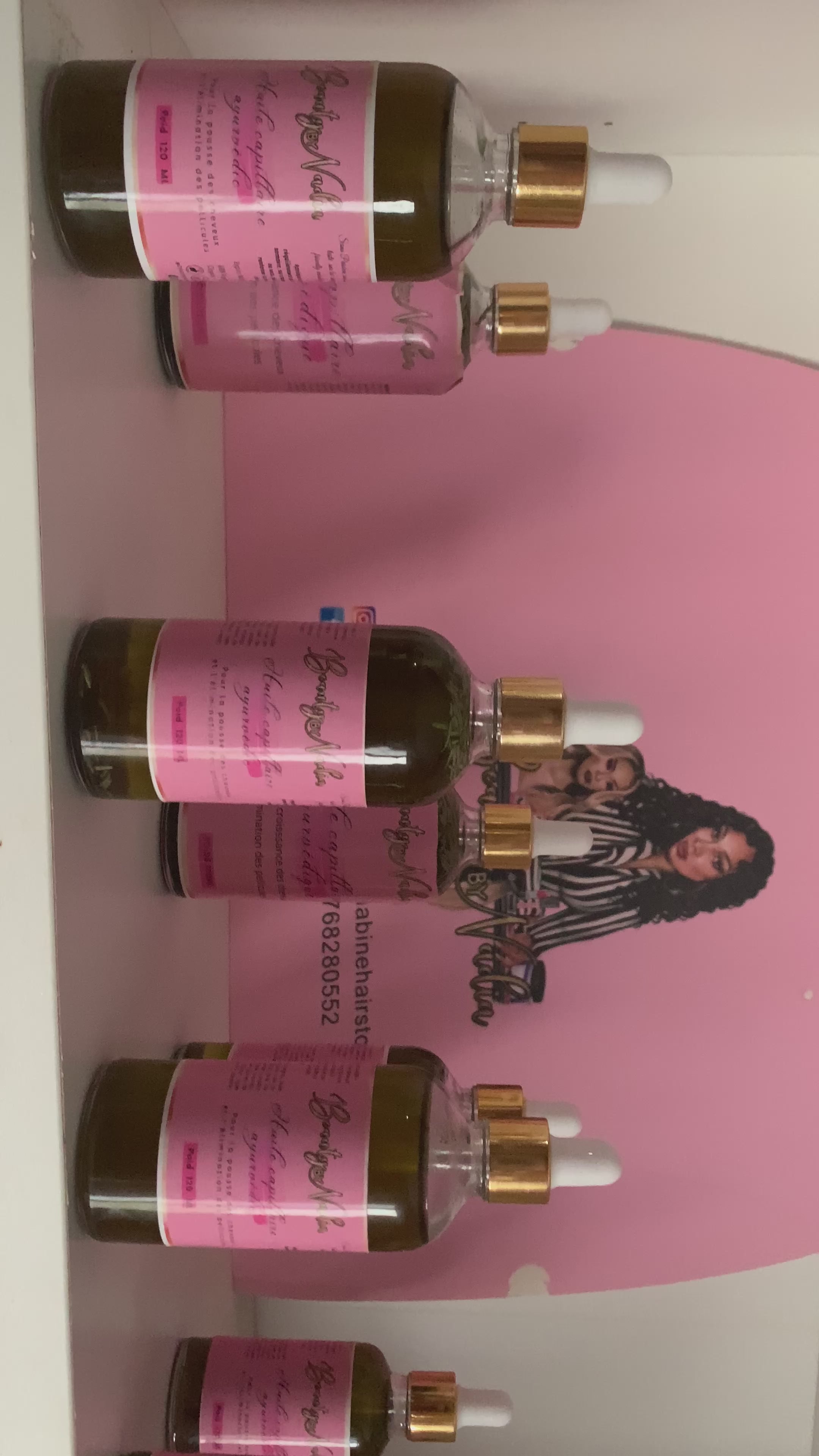 Charger la vidéo : Huile capillaire ayurvedique pousse 🌱 des cheveux