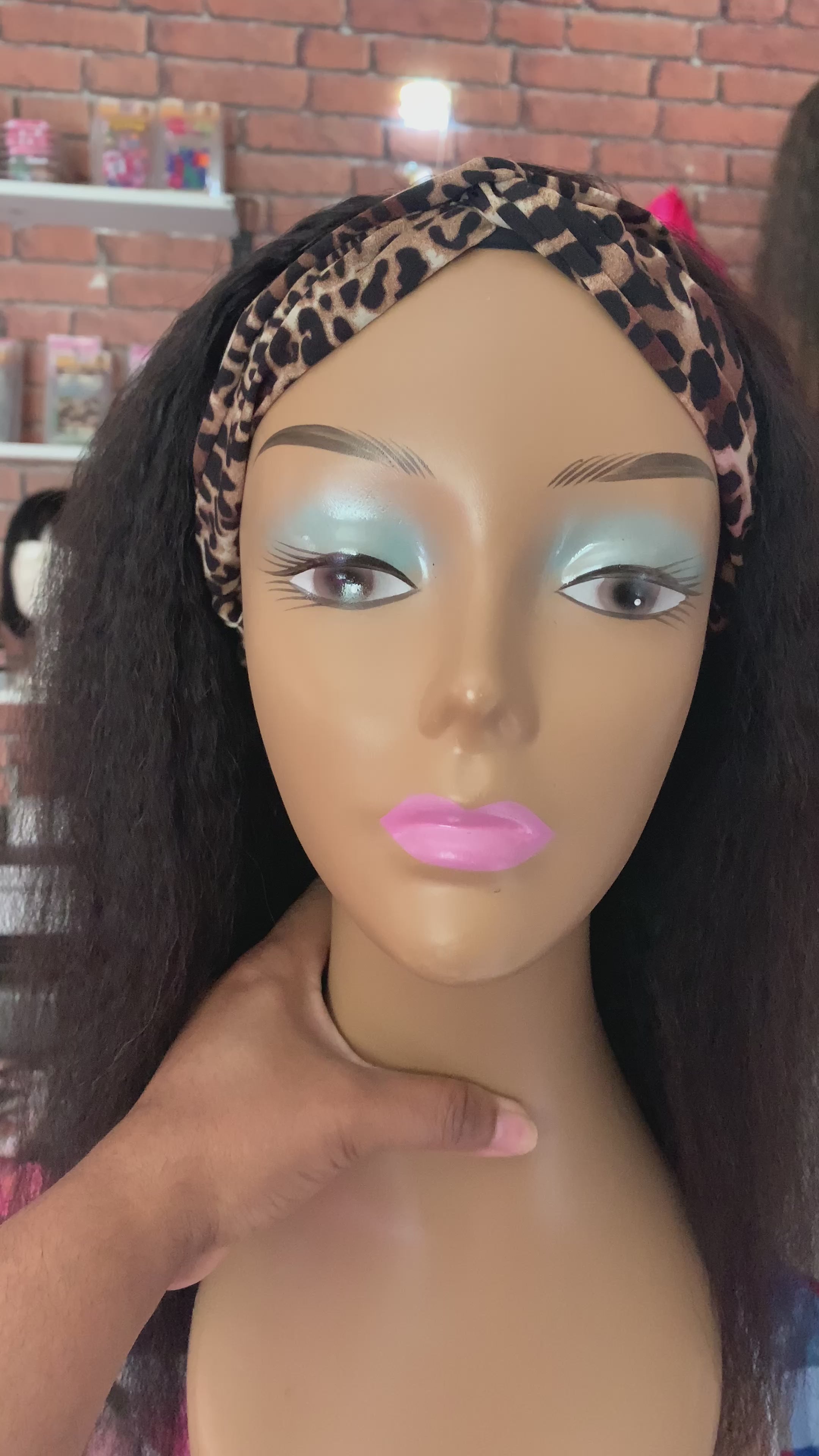 Charger la vidéo : Perruque Yaki lisse 18pouces