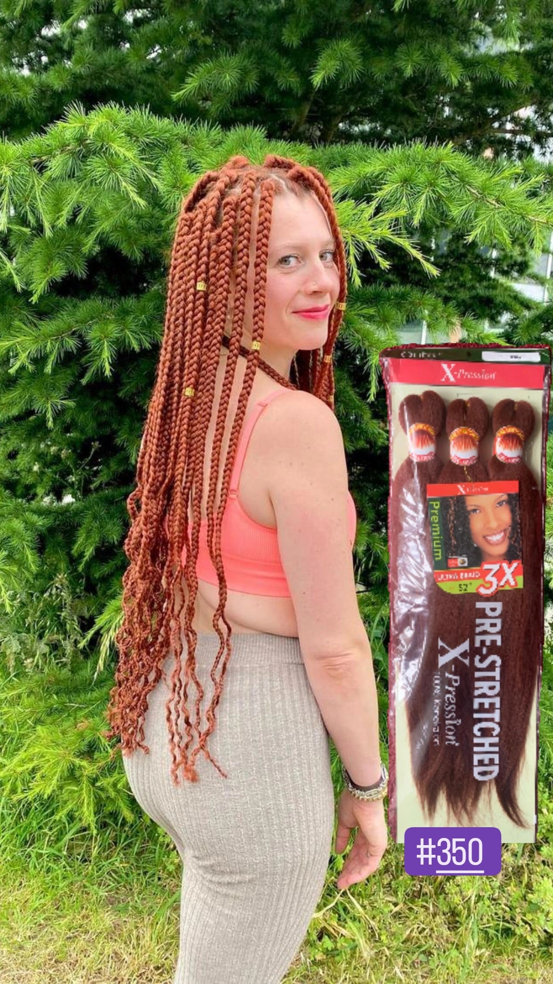 Xpressions, mèches pré tirées 52pouces