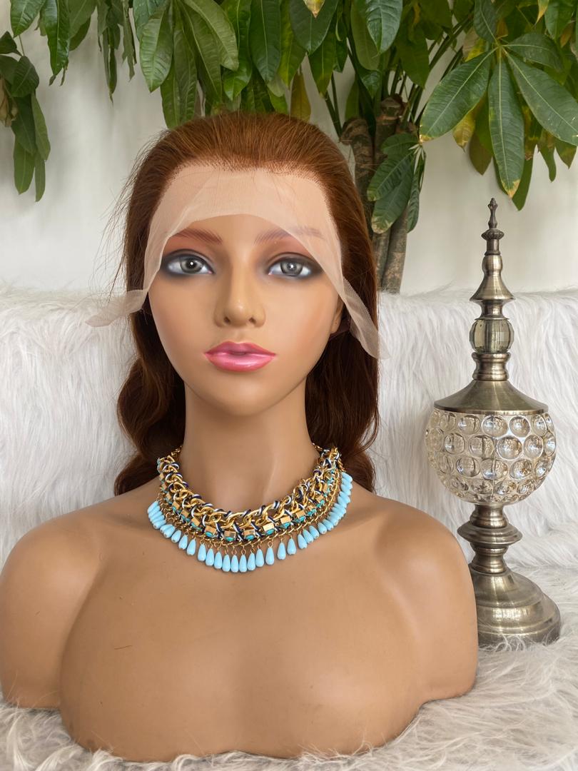 Perruque ondulé 16pouces couleur#4