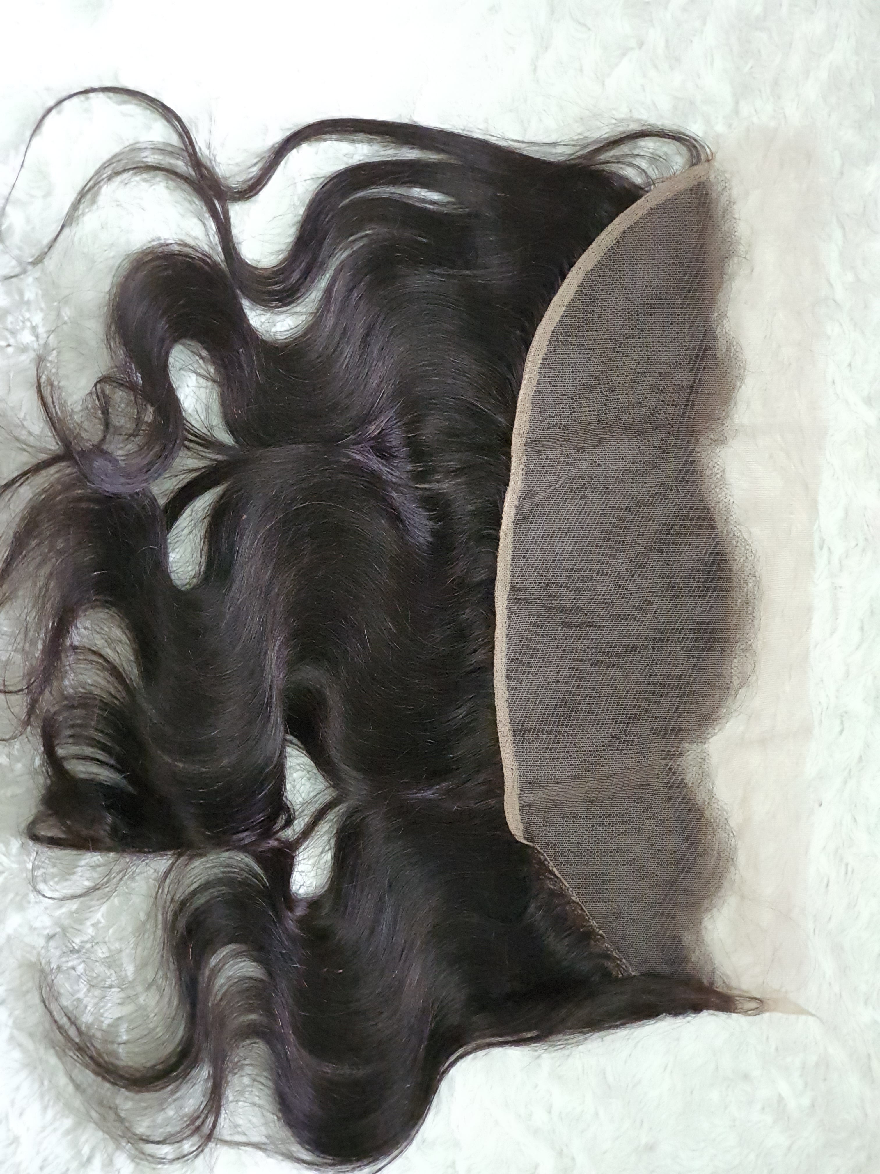 Frontals 13×4 transparent et Closures 4×4 lace beige