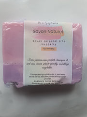 Savon naturel à la framboise