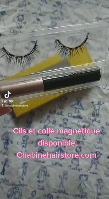 Charger la vidéo : Cils magnetiques avec colle