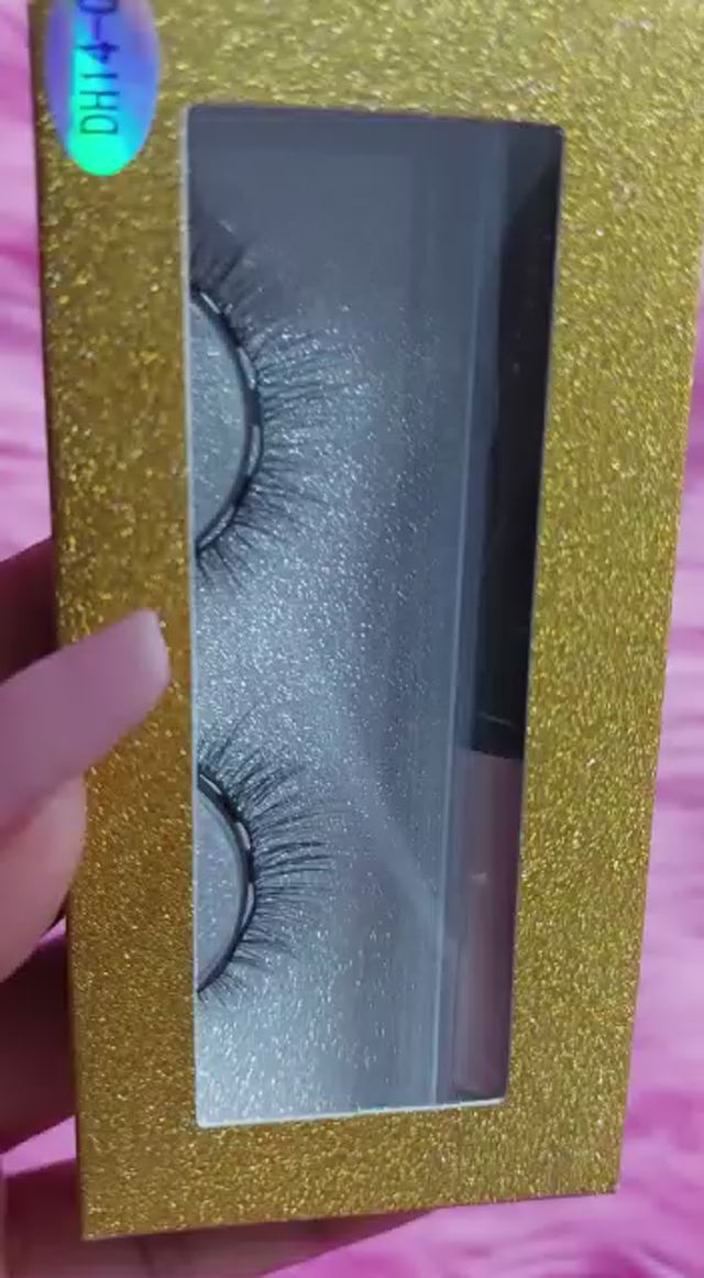 Charger la vidéo : Cils magnetiques avec colle