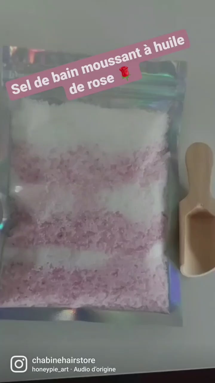 Charger la vidéo : Sel de bain moussante👙🚿🛁