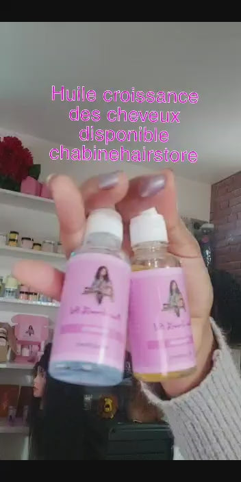 Charger la vidéo : Huile pour croissance des cheveux