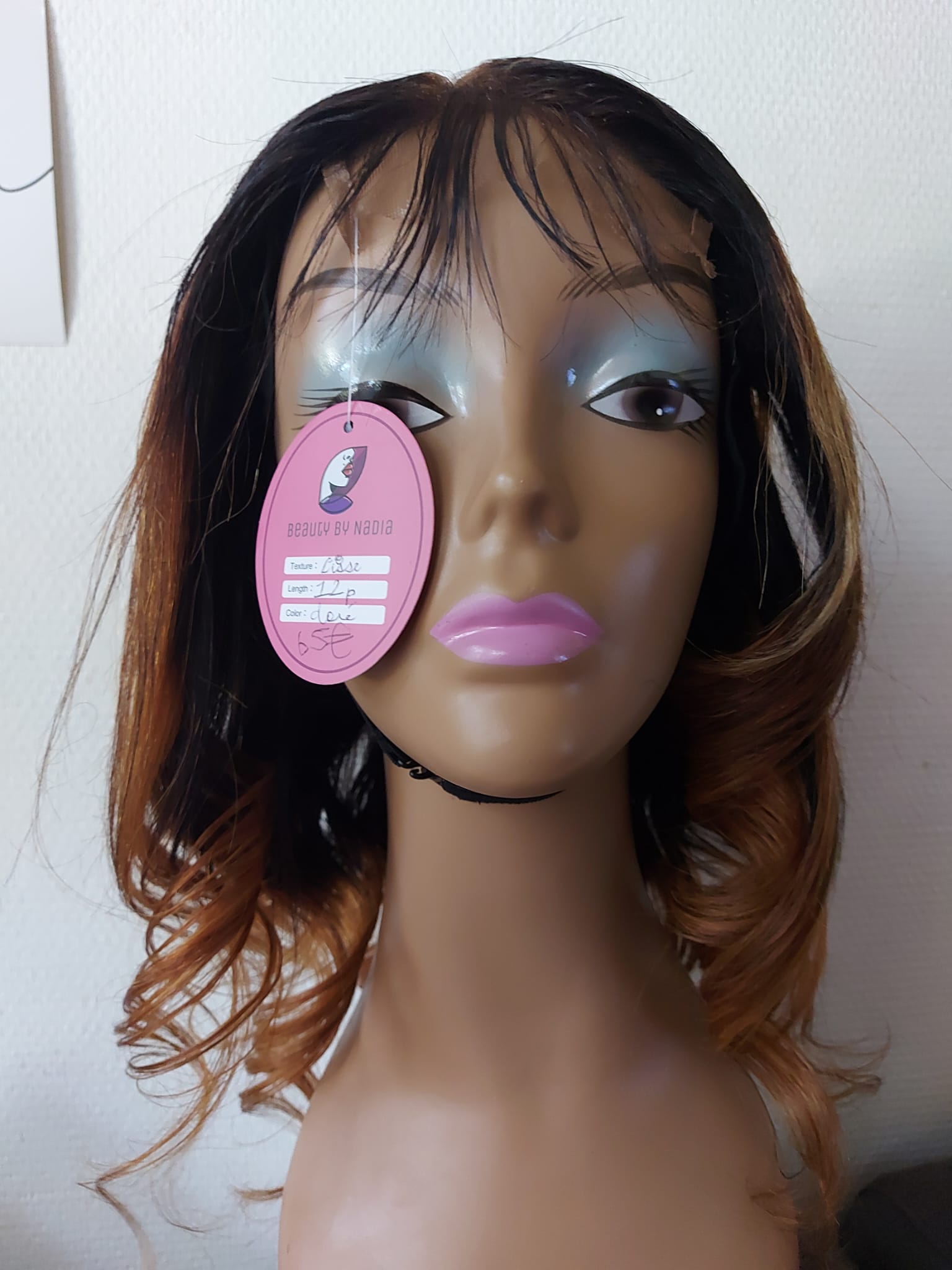 Perruque naturel 12pouces