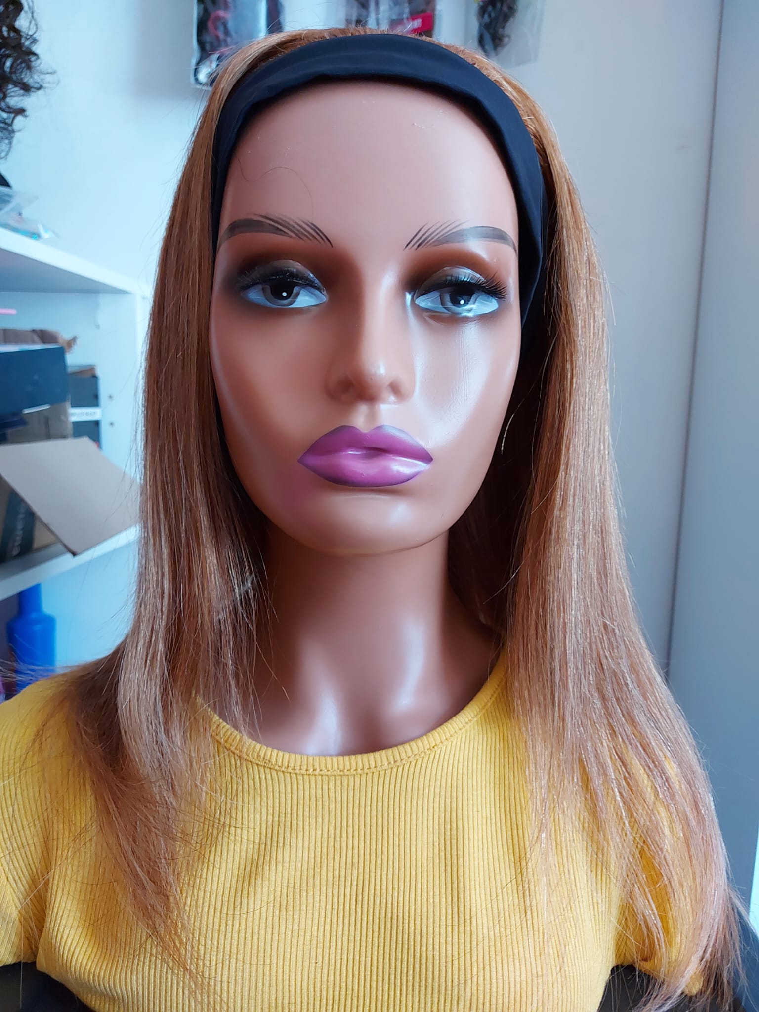 Perruque à bandeau 16pouces