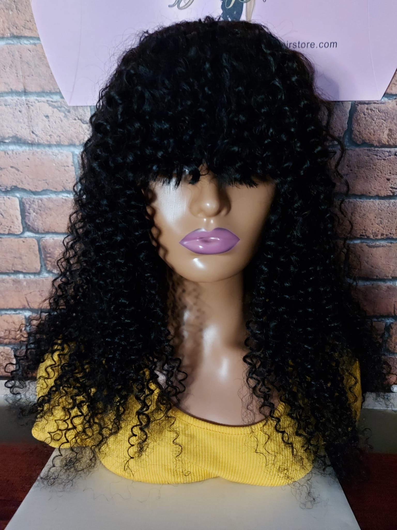 Perruque bouclé 22pouces