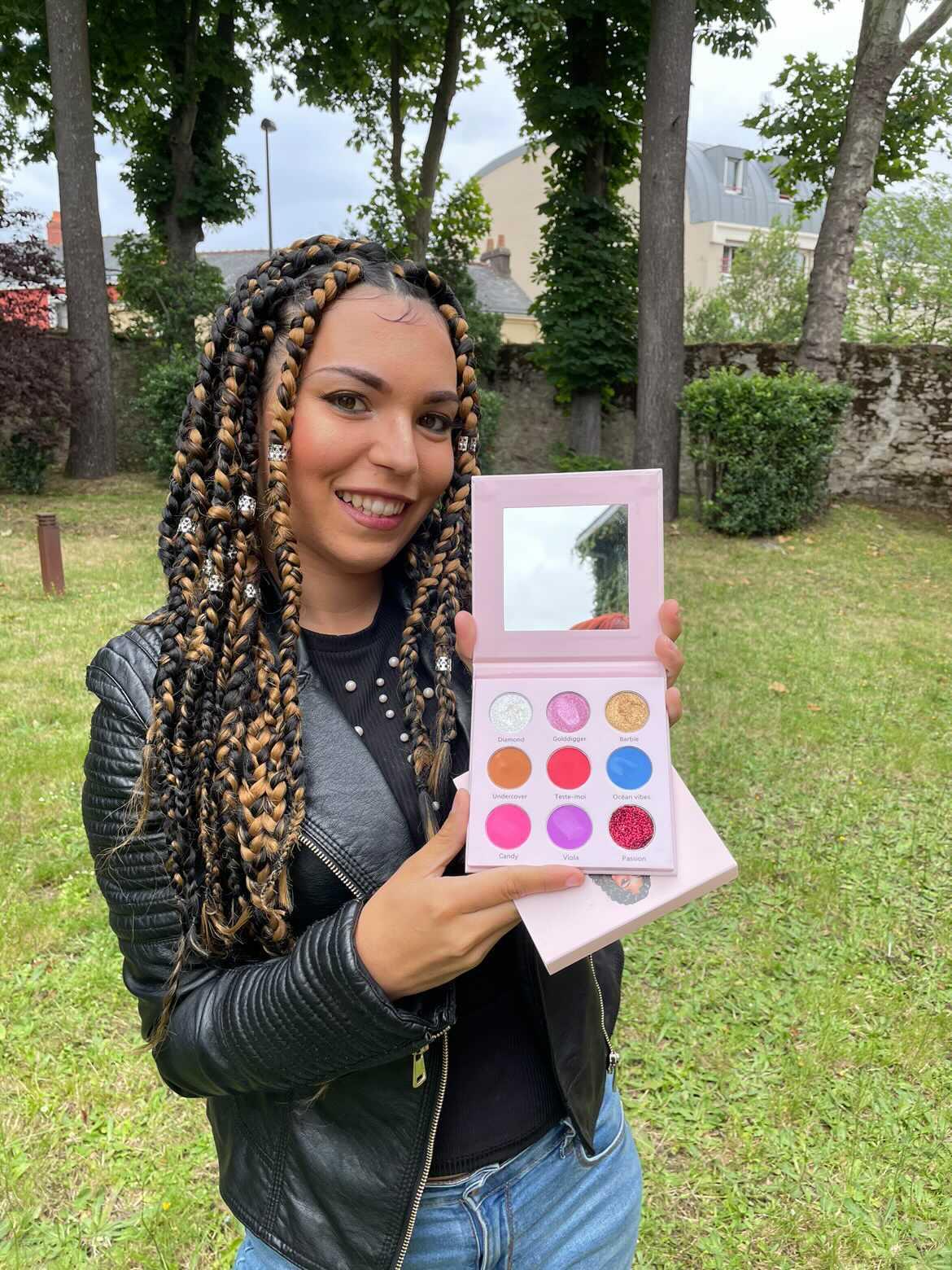 Palette fard à paupieres Waterproof Hypoallergénique.