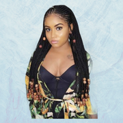 Perle  rond en bois pour cheveux/tresse(×25)