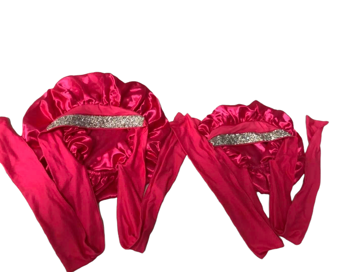 💖Bonnet réversible en satin💖