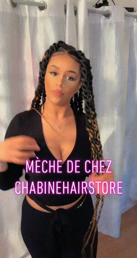 Charger la vidéo : Meches/Braids prétirées 26 pouces