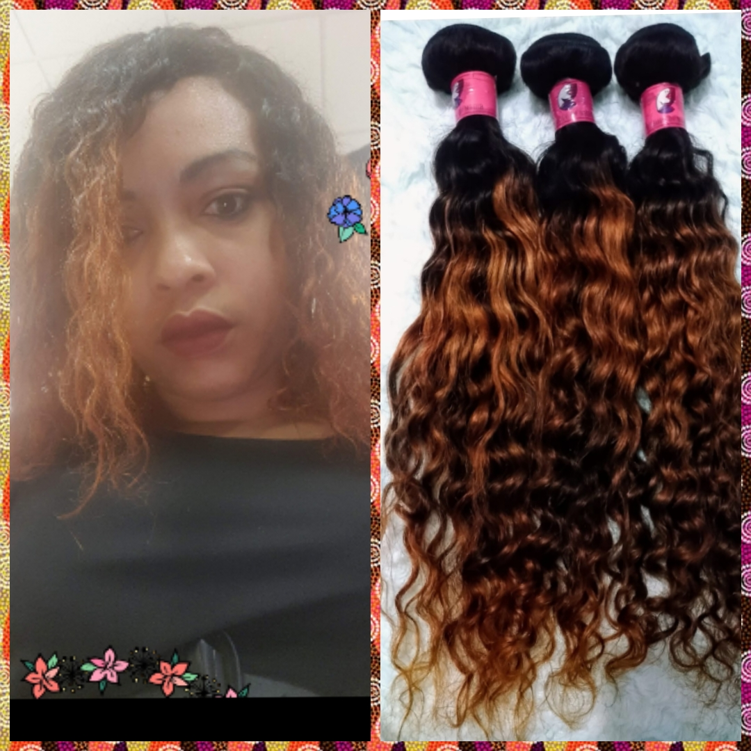 Brésilien deep wave 18 pouces